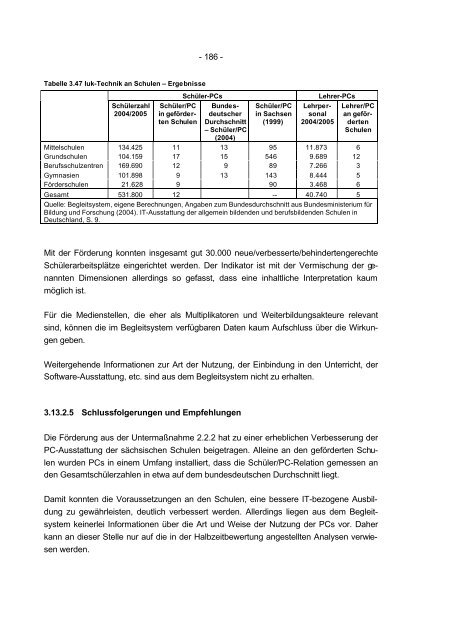 Materialbericht EFRE - Strukturfonds in Sachsen - Freistaat Sachsen