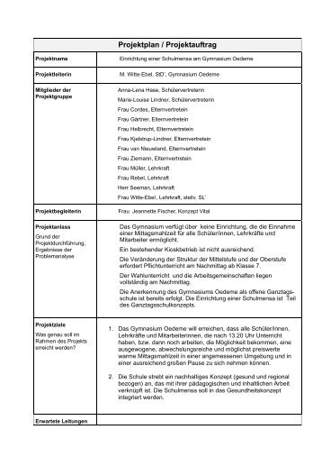 Projektplan Schulmensa.pdf - Gymnasium Oedeme Lüneburg