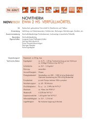 NOVITHERM EWM 2 HS - Schretter & CIE