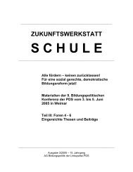 S C H U L E - Die Linkspartei - Die Linke