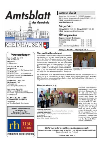 Nr. 21 - Gemeinde Rheinhausen