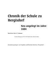 Chronik der Schule zu Hergisdorf - Böttge