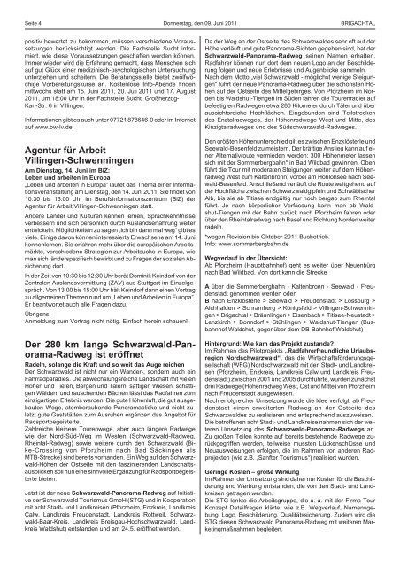 Suche nach künftigen Entwicklungsflächen - Gemeinde Brigachtal