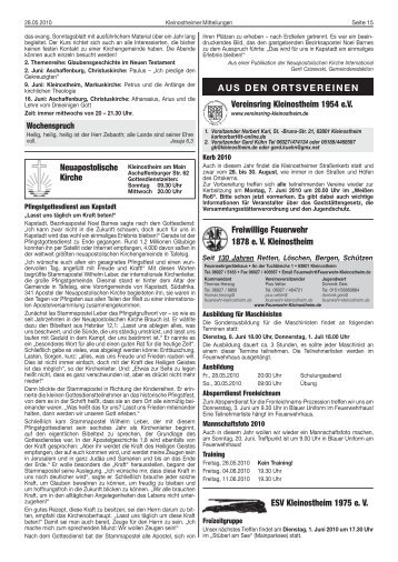 Nachruf - Vereinsring Kleinostheim 1954 e.V.