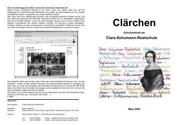 Clärchen - Clara-Schumann-Realschule