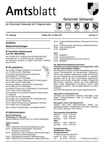 Ausgabe 11 vom 18.03.2011(1.62 mb) - Schwendi