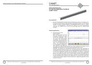 Materialprobe für Rayleighwellenuntersuchungen - gampt