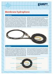 Membrane hydrophone - gampt