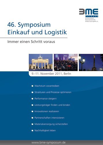 46. Symposium Einkauf und Logistik - BME