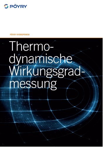 Thermodynamische Wirkungsgradmessung