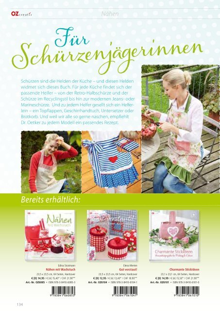 Download OZ creativ Frühjahrskatalog 2013 - Christophorus-Verlag