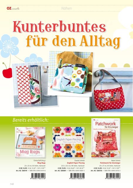 Download OZ creativ Frühjahrskatalog 2013 - Christophorus-Verlag