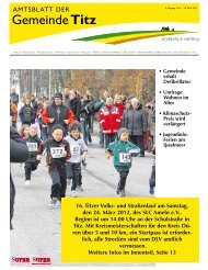 Amtsblatt Nr. 4 vom 18.03.2012 - Gemeinde Titz