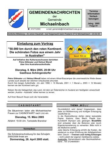 ausbildung - Gemeinde Michaelnbach