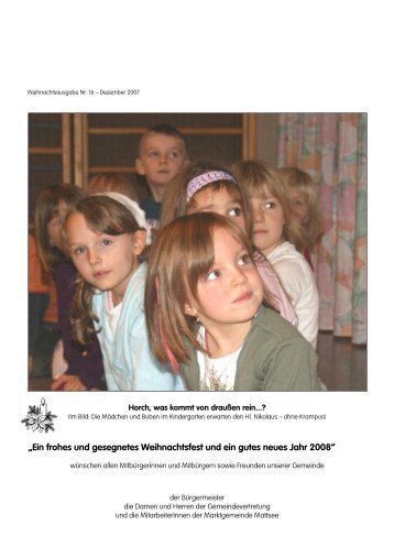 Bürgerinformation Nr. 16 - Weihnachten (0 bytes) - Mattsee