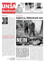 Download Unia Nordwest Nr. 4 (PDF) - in.f.a.m. Medienbüro