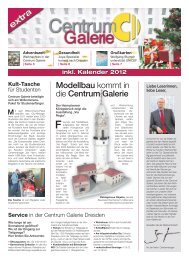 Modellbau kommt in die Centrum Galerie - Centrum-Galerie Dresden