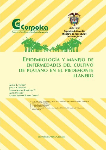 EpidEmiología y manEjo dE EnfErmEdadEs dEl cultivo ... - Corpoica
