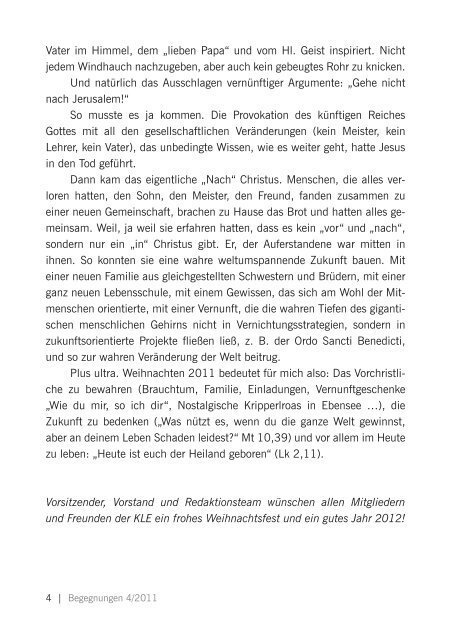 Heft Innenteil 4/2011 - Katholischen Aktion Steiermark