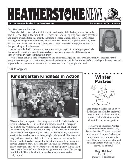 December 2012 - Olathe District Schools