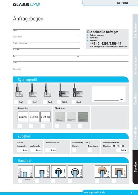 Planungshandbuch BALARDO ALU (PDF, 9,1 MB) - Glassline GmbH