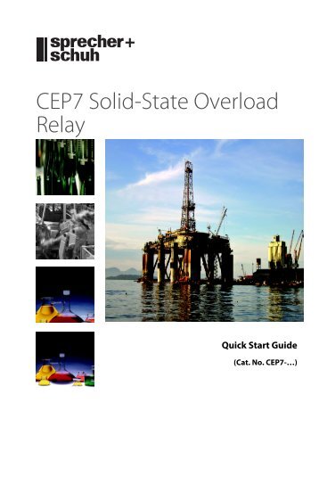 CEP7 Solid-State Overload Relay - Sprecher + Schuh