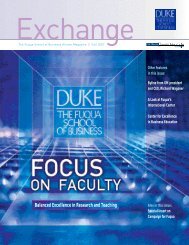 Balanced Excellence in Research and Teaching - Duke University's ...