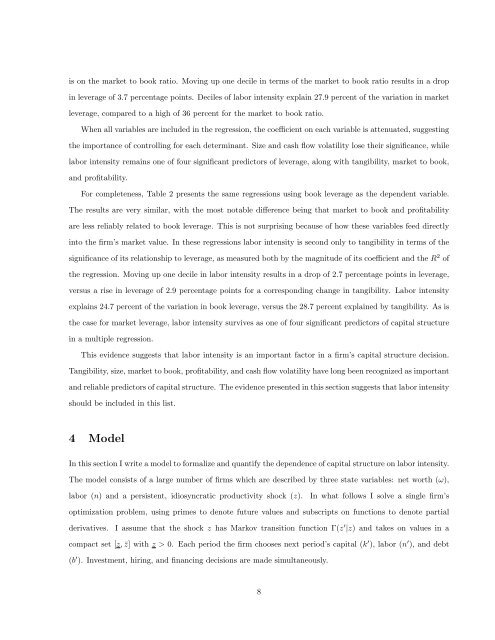 A Structural Model of Human Capital and Leverage - Duke ...