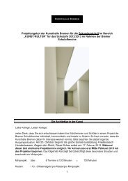 Konzept Architektur 2012-Sek II - Kunsthalle Bremen