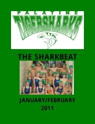 THE SHARKBEAT - Palatine Swim Team