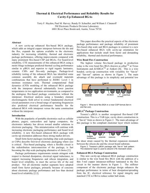 Thermal & Electrical Performance and Reliability ... - DfR Solutions