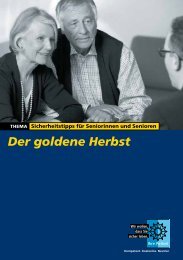 Der goldene Herbst - Polizeiliche Kriminalprävention der Länder ...