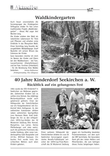 Stadt-Info 6/2004 - Seekirchen am Wallersee