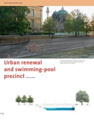 Urban renewal and swimming-pool - Holcim Foundation for ...