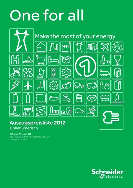 Preisheft zu Auszugspreisliste 2011 gültig ab ... - Schneider Electric