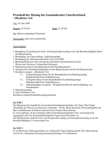 Protokoll 10.6.2008 Ernst Internet.pdf - Unterbreizbach