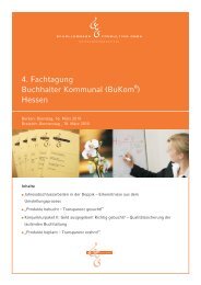 4. Fachtagung Buchhalter Kommunal (BuKom ... - Schüllermann.de