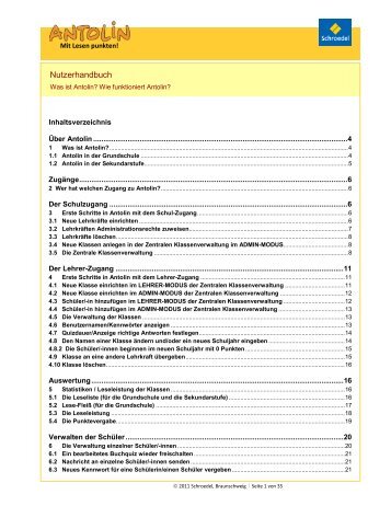 Nutzerhandbuch (PDF) - Antolin