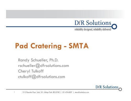 Pad Cratering - SMTA