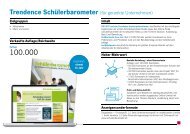 Trendence Schülerbarometer (für gerankte Unternehmen) 100.000