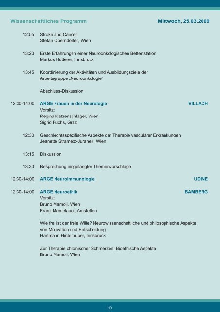 Kongressprogramm - Österreichische Gesellschaft für Neurologie