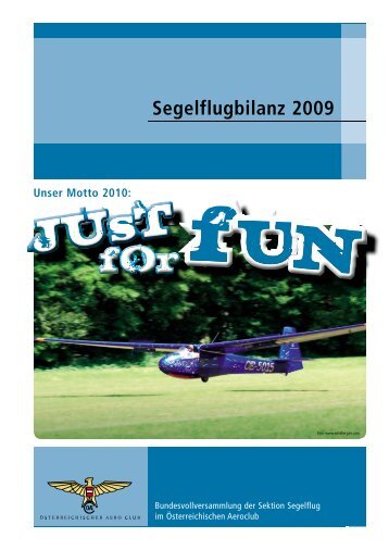 Segelflugbilanz 2009 - Streckenflug.at