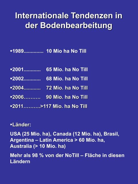 Bodenbearbeitung und CO2-Problematik - Land-Impulse