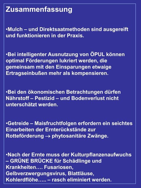 Bodenbearbeitung und CO2-Problematik - Land-Impulse