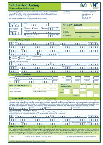 Schüler-Abo-Antrag - VMT Verkehrsverbund Mittelthüringen