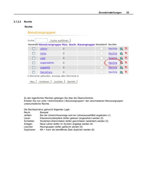 WebUntis - Benutzerhandbuch