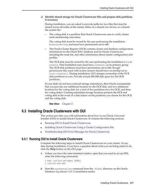 Oracle Database Oracle Clusterware Installation Guide for HP-UX