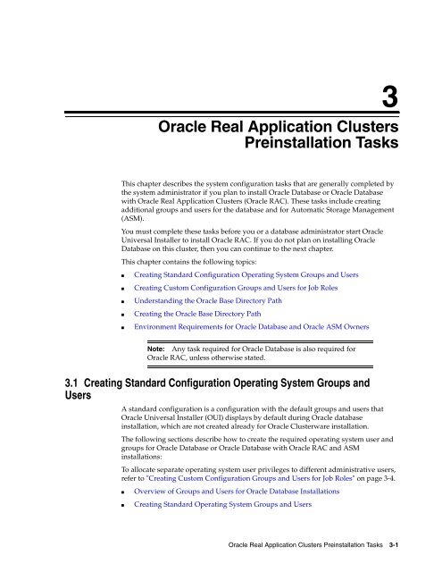 Oracle Database Oracle Clusterware Installation Guide for HP-UX