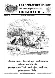 Jan 2013.pdf - Informationsblatt der Vereinsgemeinschaft Heimbach ...