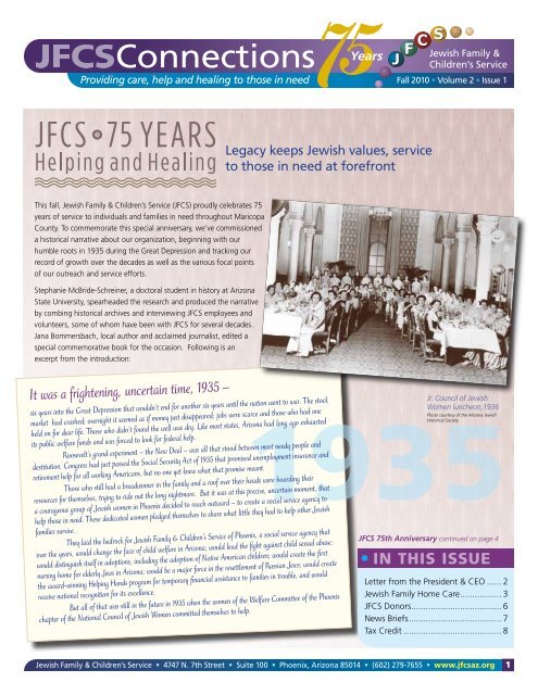 Connections - Jewish Family & Children's Service